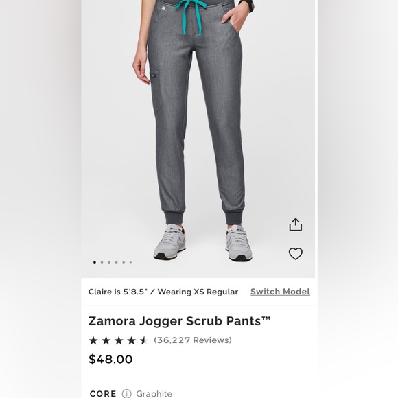 Figs Graphite Scrub Set - Picture 2 of 2